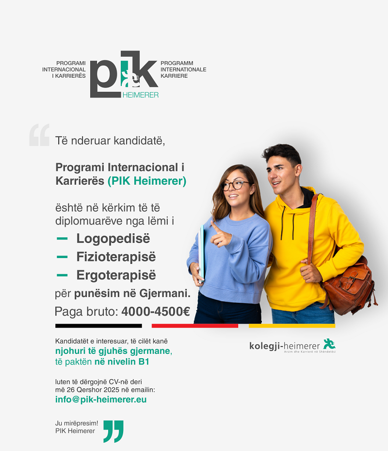 Logoped/e, Fizioterapeut/e, Egoterapist/e